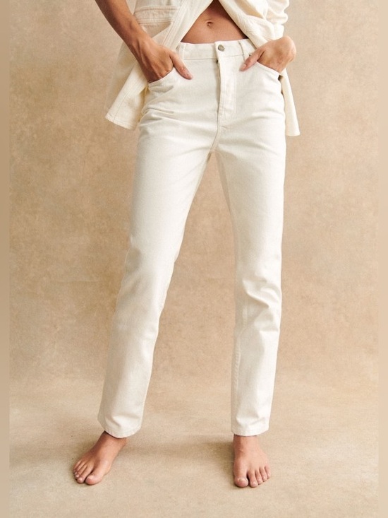 Sezane Denim - NWT Sezane Brut Sexy White Jeans Tall